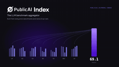 Introducing the PublicAI Index: the LLM benchmark aggregator cover picture
